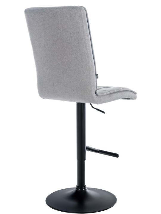Barstol Peking V2 stof, lysegrå