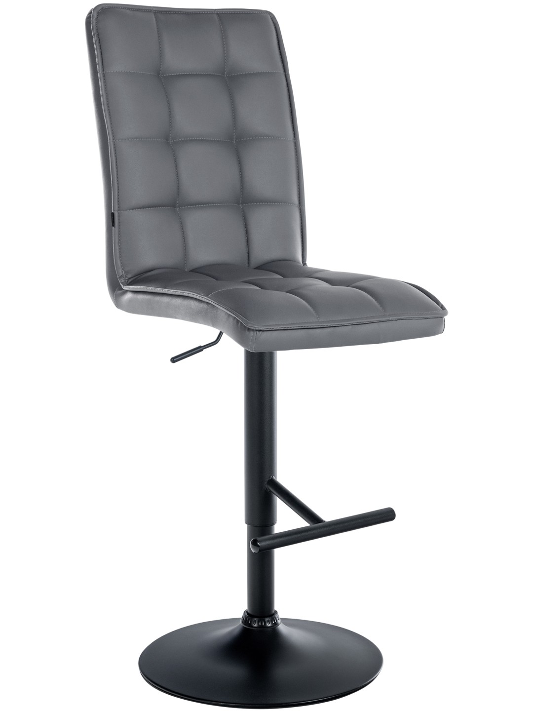 Barstol Peking V2 kunstlæder, grå