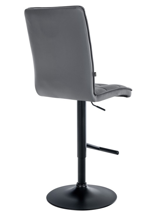 Barstol Peking V2 kunstlæder, grå