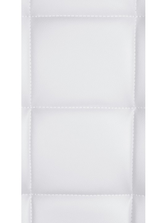 Barstol Peking V2 imiteret læder krom, hvid Barstol Peking V2 imiteret læder krom, hvid