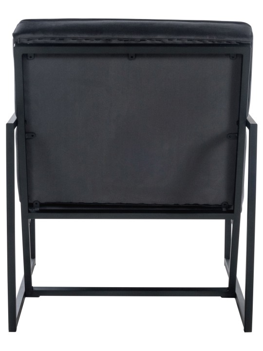 Liggestol Avon fløjl, grå