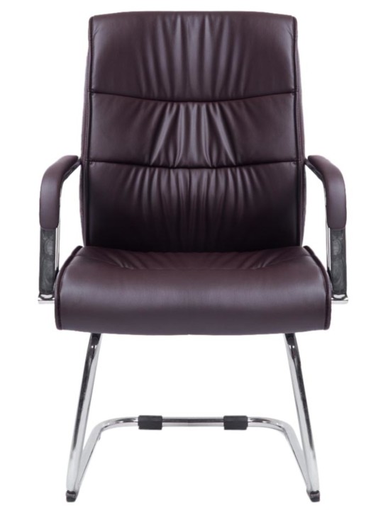 Sæt med 2 besøgsstole Sievert, brun