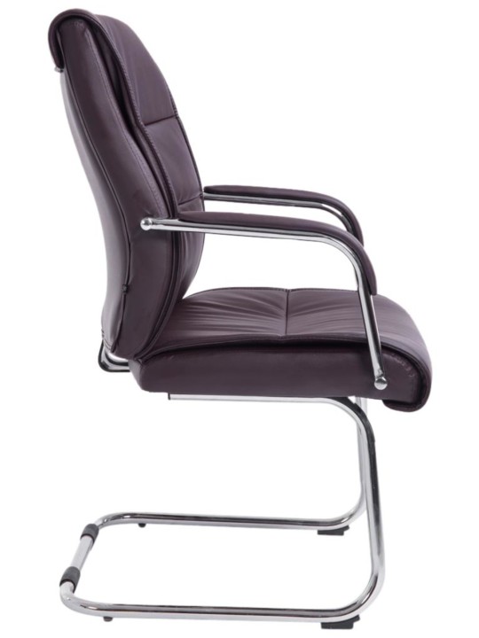 Sæt med 2 besøgsstole Sievert, brun