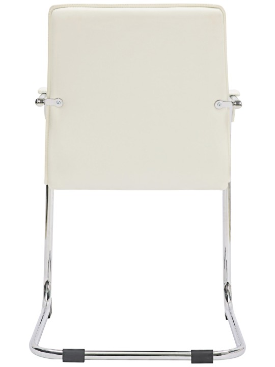 Sæt med 2 besøgsstole Tira imiteret læder, hvid Sæt med 2 besøgsstole Tira imiteret læder, hvid