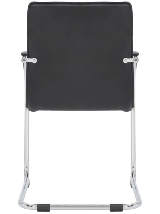 Sæt med 2 besøgsstole Tira imiteret læder, sort Sæt med 2 besøgsstole Tira imiteret læder, sort