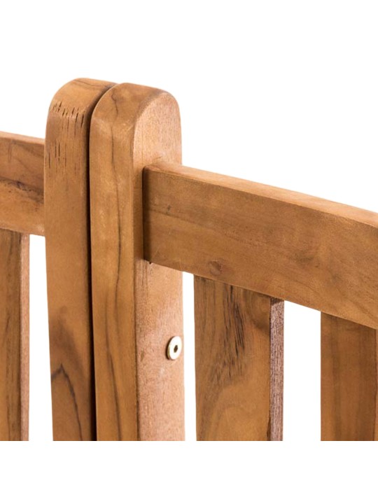 Træbænk Novum omkring 200 cm, teak