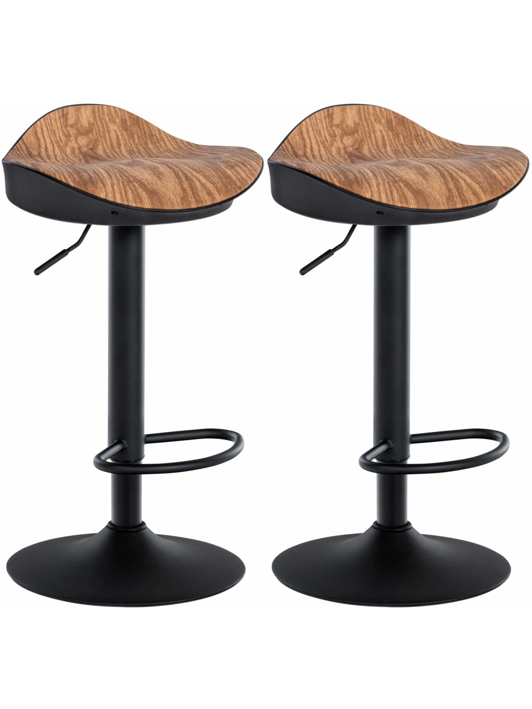 Sæt med 2 barstole Alisson, natur