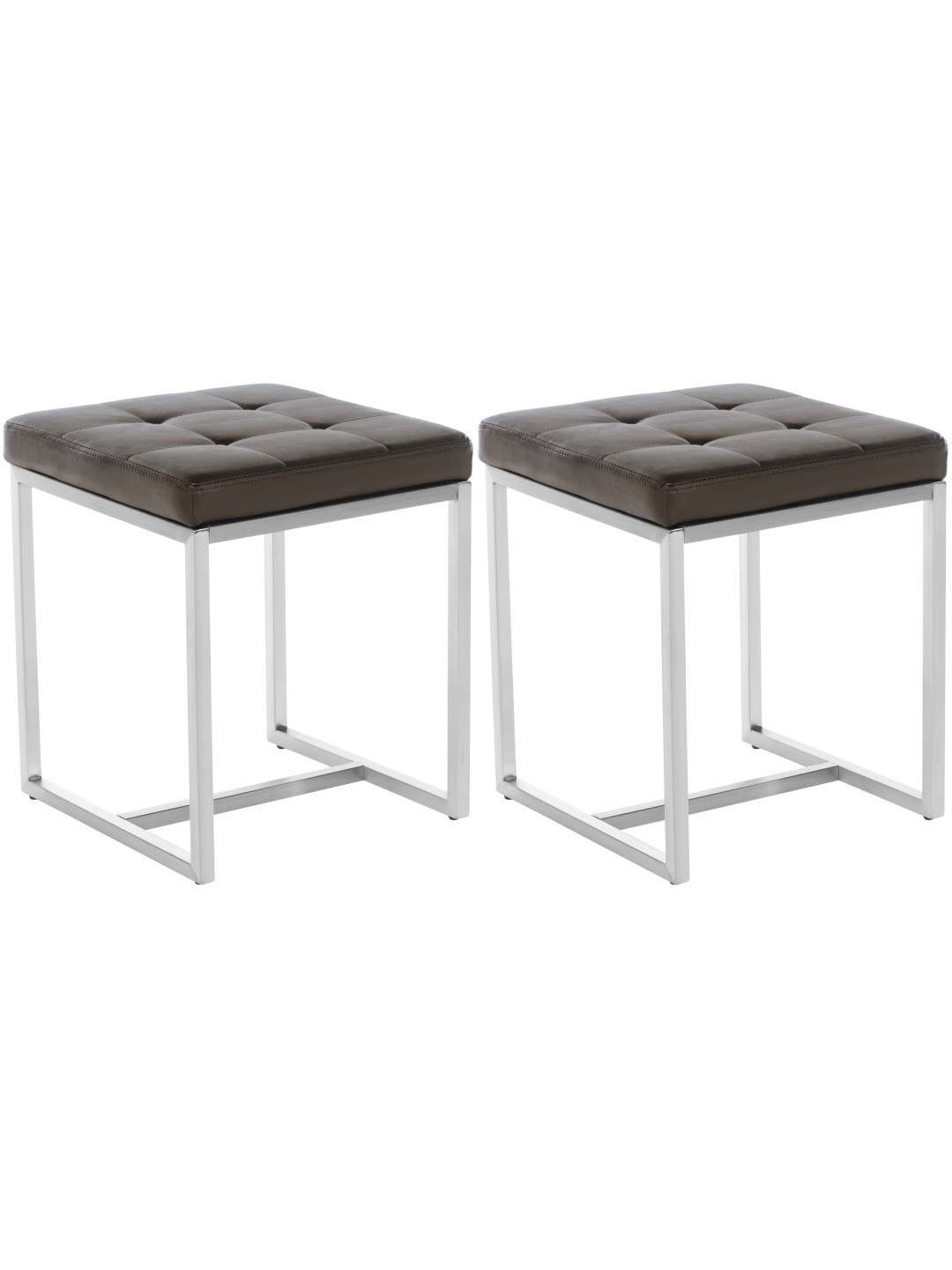 Sæt med 2 skamler Barci, brun