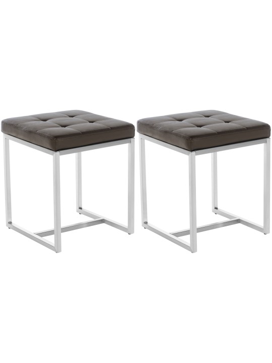 Sæt med 2 skamler Barci, brun