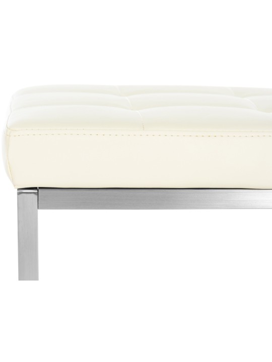 Sæt med 2 skamler Barci, creme