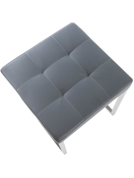 Sæt med 2 skamler Barci, grå