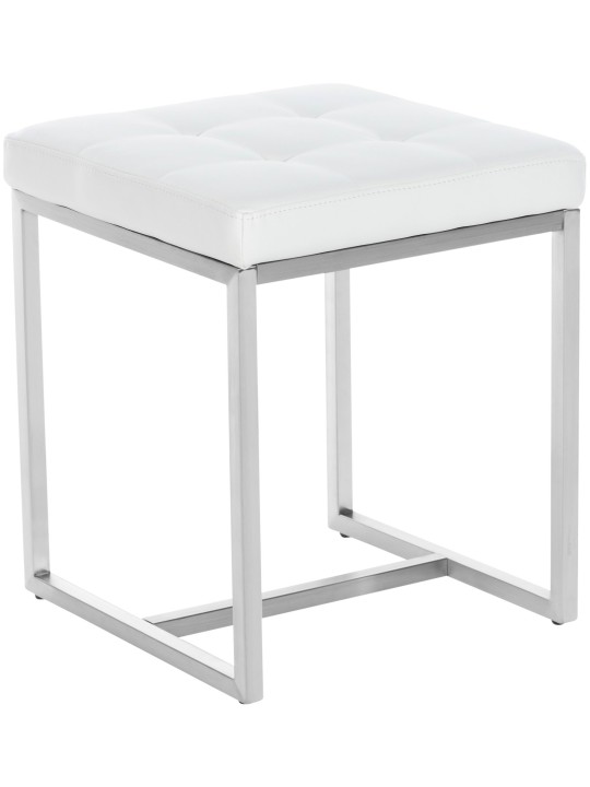 Sæt med 2 skamler Barci, hvid