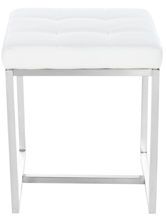 Sæt med 2 skamler Barci, hvid