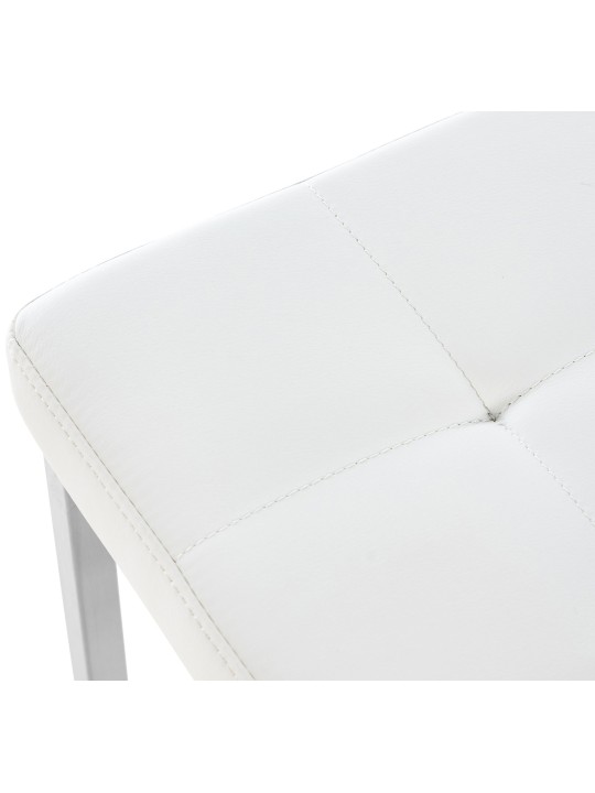 Sæt med 2 skamler Barci, hvid