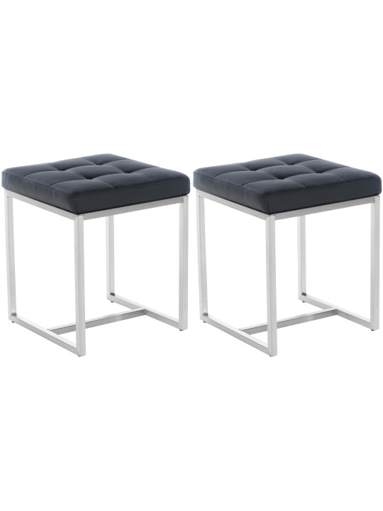 Sæt med 2 skamler Barci, sort