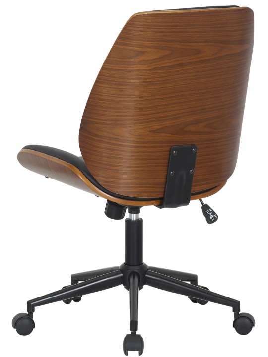 Kontorstol Mitch, valnød/sort