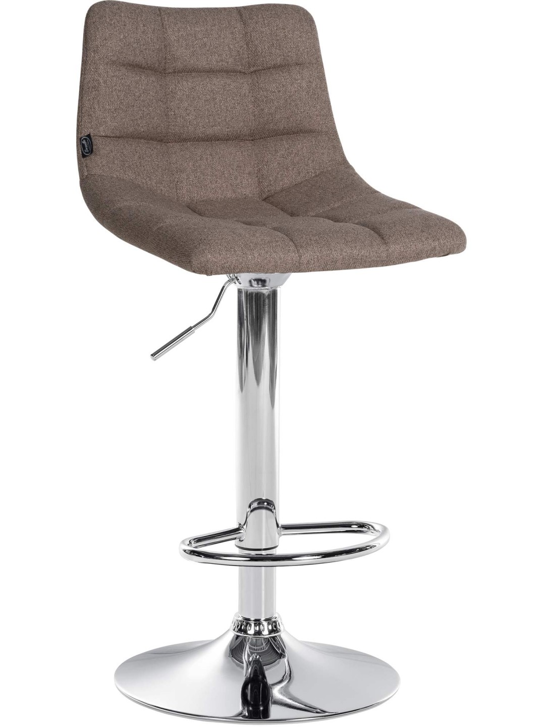 Barstol Jerry stof krom, taupe