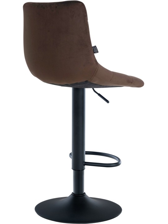 Barstol Jerry velvet, brun