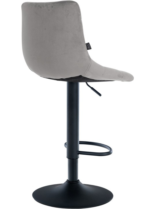 Barstol Jerry velvet, grå