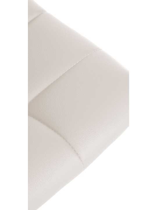 Barstol Jerry imiteret læder, hvid