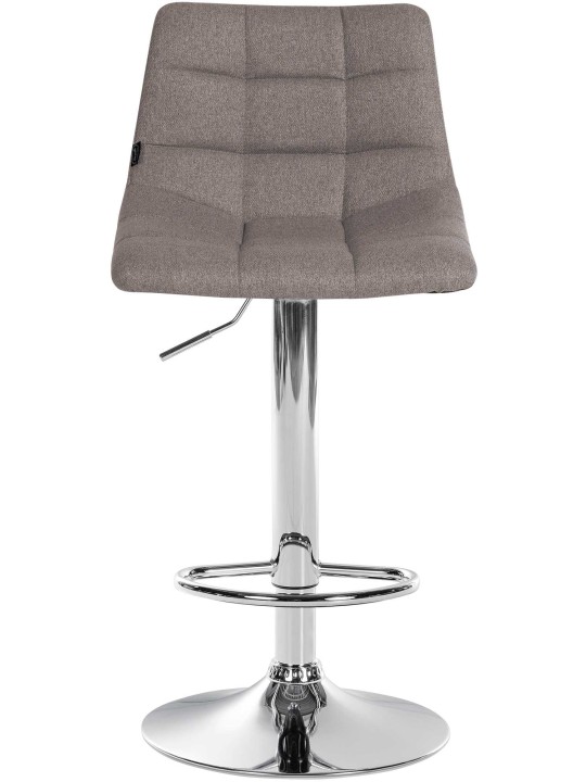 Barstol Jerry stof krom, grå