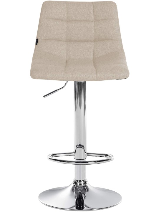 Barstol Jerry stof krom, creme Barstol Jerry stof krom, creme