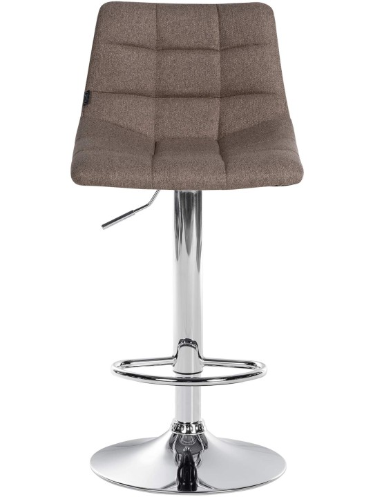 Barstol Jerry stof krom, taupe