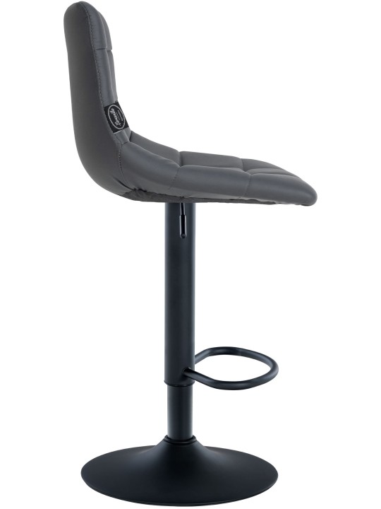 Barstol Jerry imiteret læder, grå Barstol Jerry imiteret læder, grå