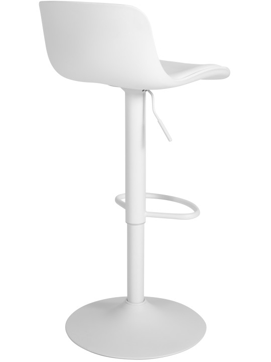 Barstol Almada imiteret læder, hvid