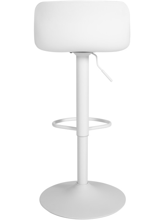 Barstol Almada imiteret læder, hvid