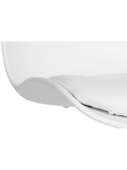 Barstol Almada imiteret læder, hvid