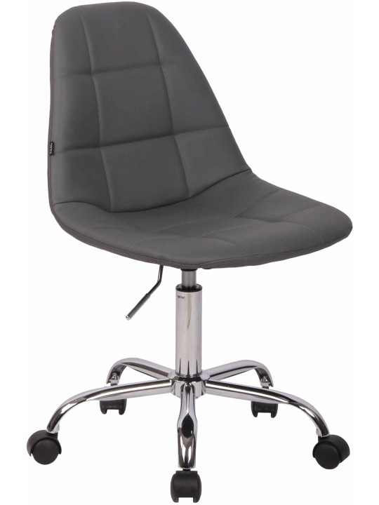 Kontorstol Reims imiteret læder, grå Kontorstol Reims imiteret læder, grå