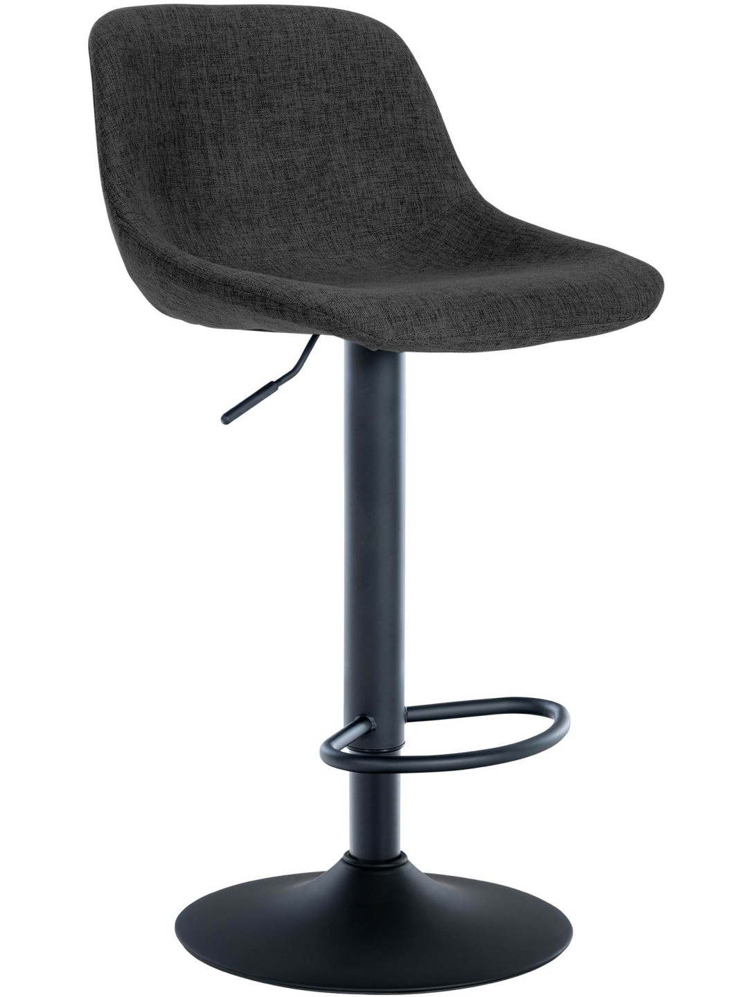 Barstol loft stof, sort