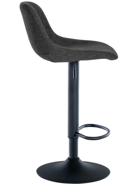 Barstol loft stof, sort