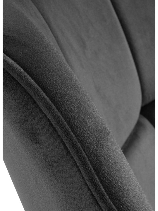 Stol Westport Velvet, mørkegrå