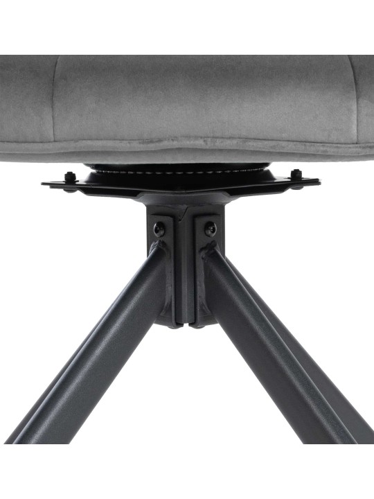 Stol Westport Velvet, grå Stol Westport Velvet, grå