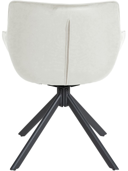 Stol Westport Velvet, creme