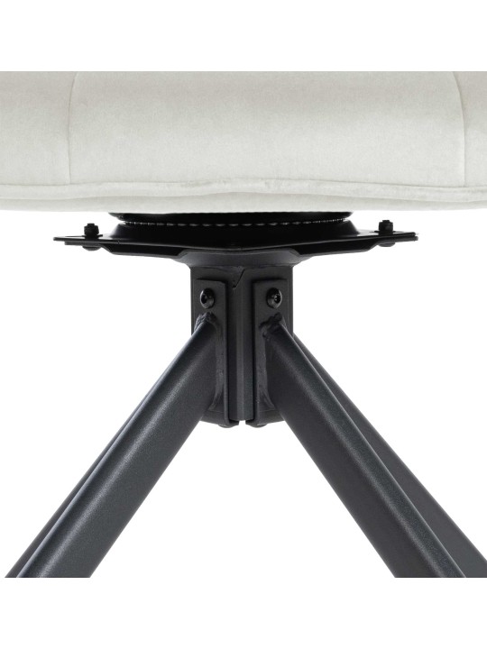 Stol Westport Velvet, creme