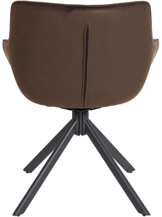 Stol Westport Velvet, brun