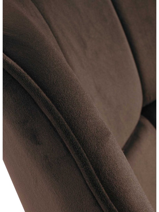 Stol Westport Velvet, brun