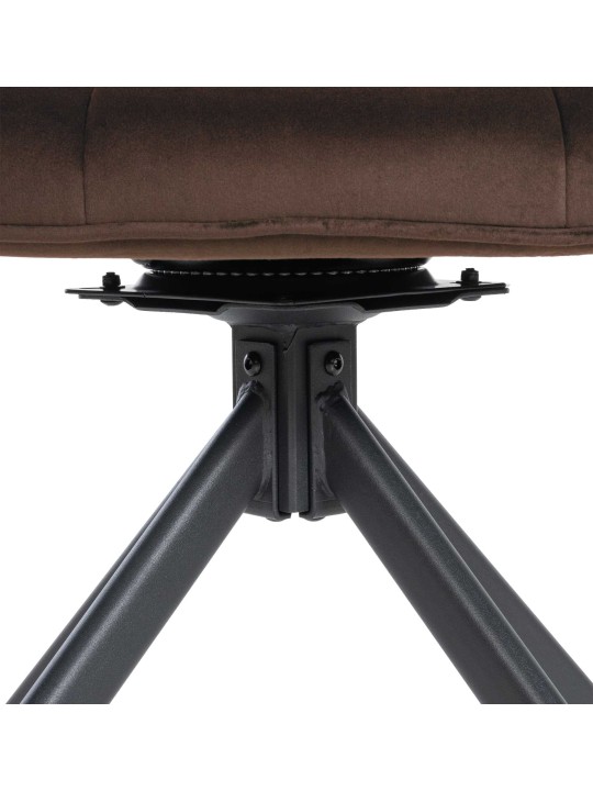 Stol Westport Velvet, brun