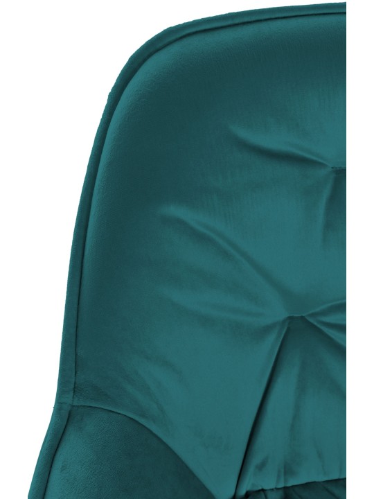 Sæt med 2 barstole Gibson 76 velvet, mørkegrøn