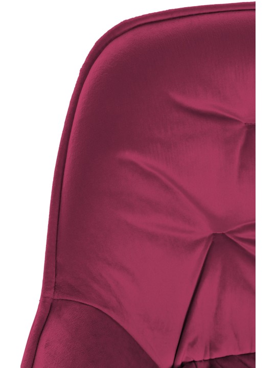 Sæt med 2 barstole Gibson 76 velvet, lilla