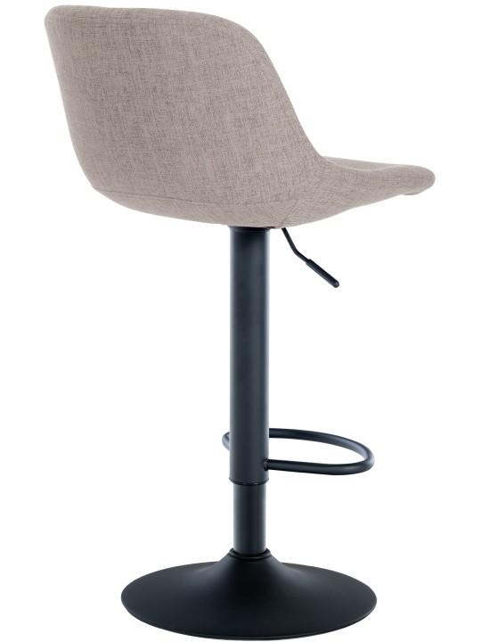 Sæt med 2 barstole loftsstof, taupe Sæt med 2 barstole loftsstof, taupe