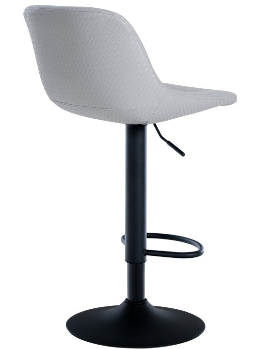 Sæt med 2 barstole Loft imiteret læder, grå