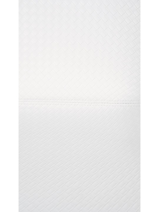 Sæt med 2 barstole Loft imiteret læder, hvid