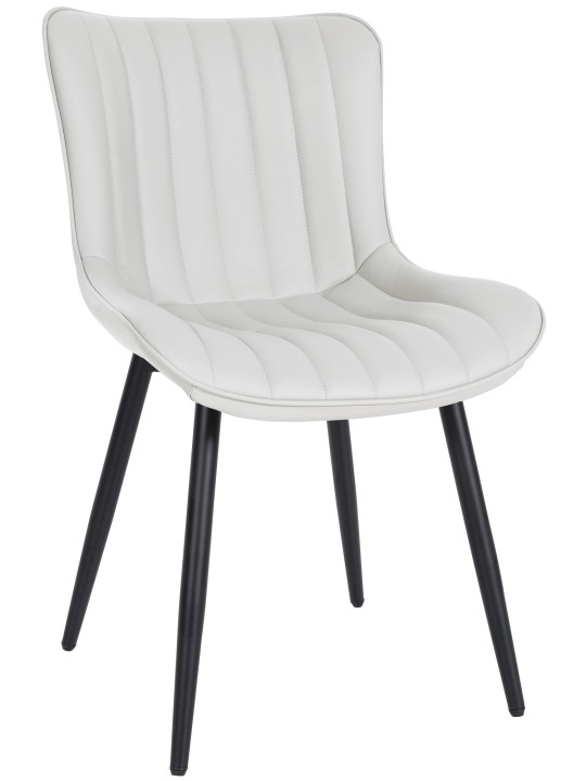 Stol Largo imiteret læder, hvid