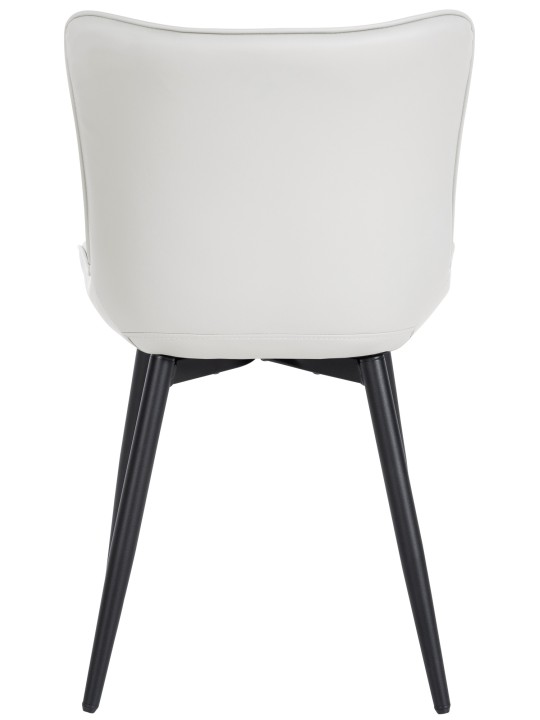 Stol Largo imiteret læder, hvid