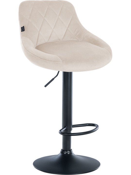 Barstol Lazio fløjl, creme