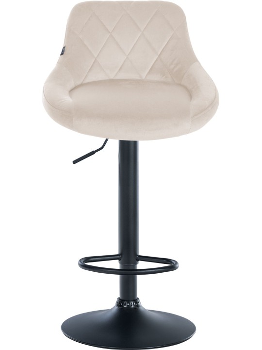 Barstol Lazio fløjl, creme